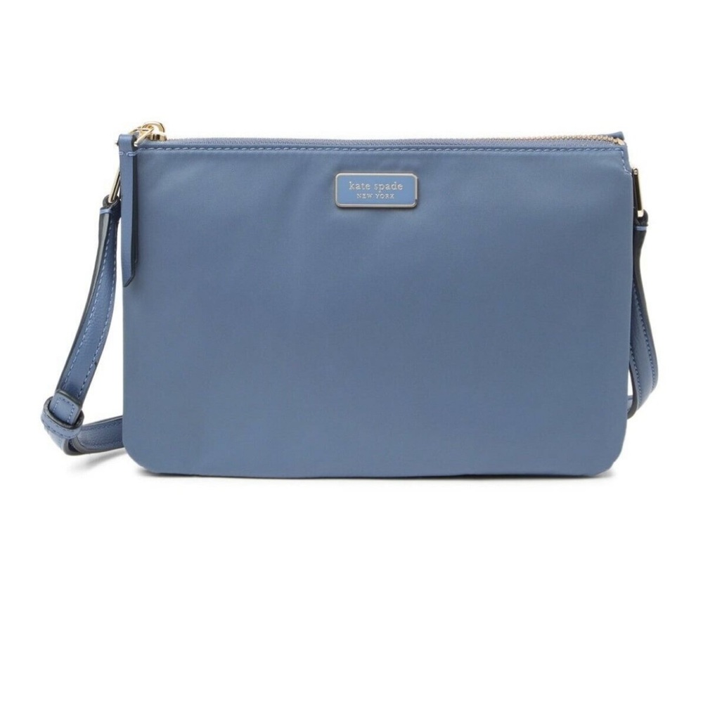 Kate Spade Blue Crossbody Bag with Adjustable Strap